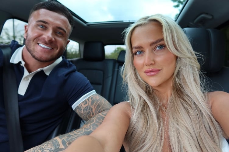 Abbey Moring with her boyfriend. Release date April 8 2025. A glam aesthetician has ditched the salon to join her boyfriend's scaffolding business - and turned the team into social media celebrities who are recognised on the street. Abbey Moring, 27, works part-time for Stellar Scaffolding every week in her pink hard hat to help boost the business' YouTube channel views. Climbing up onto rooftops and buildings to capture videos of the team working, Abbey says the channel has gone "crazy" since it started nine months ago.