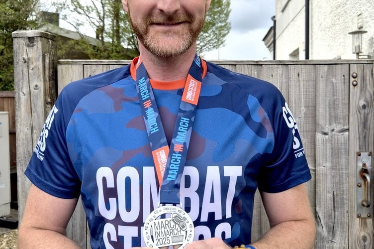 One veteran. 50 miles. £550 raised. And he’s not done yet