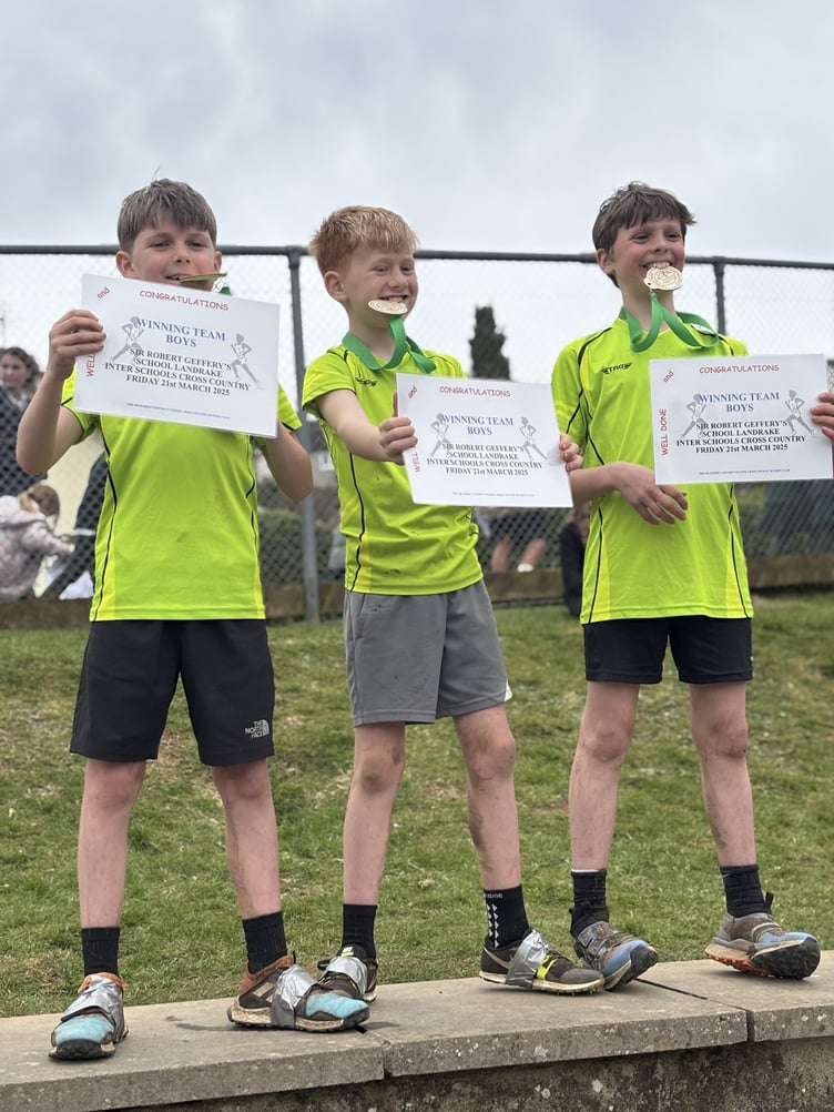 There were plenty of medals given to Lewannick students