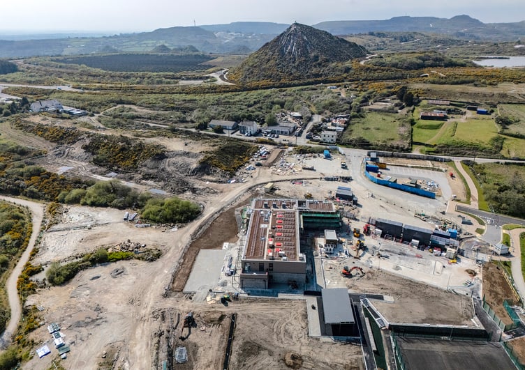 Building is taking place in a post-industrial terrain of pits, lakes and plateaus. Picture: Paul Williams