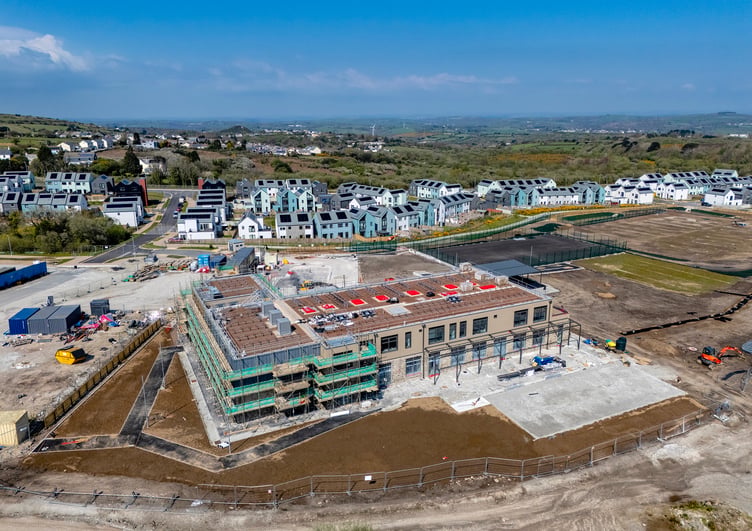 The Sky Academy and Eden Project Nursery is under construction. Picture: Paul Williams