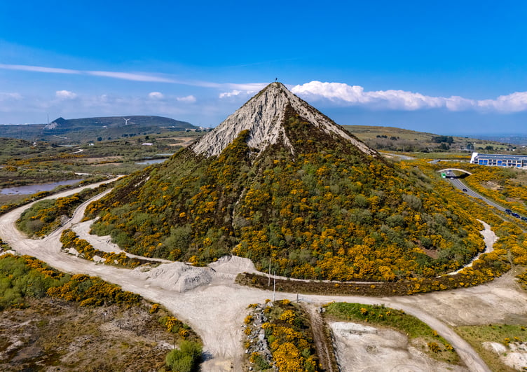 The Sky Tip at the former Great Treverbyn clay works site. Picture: Paul Williams