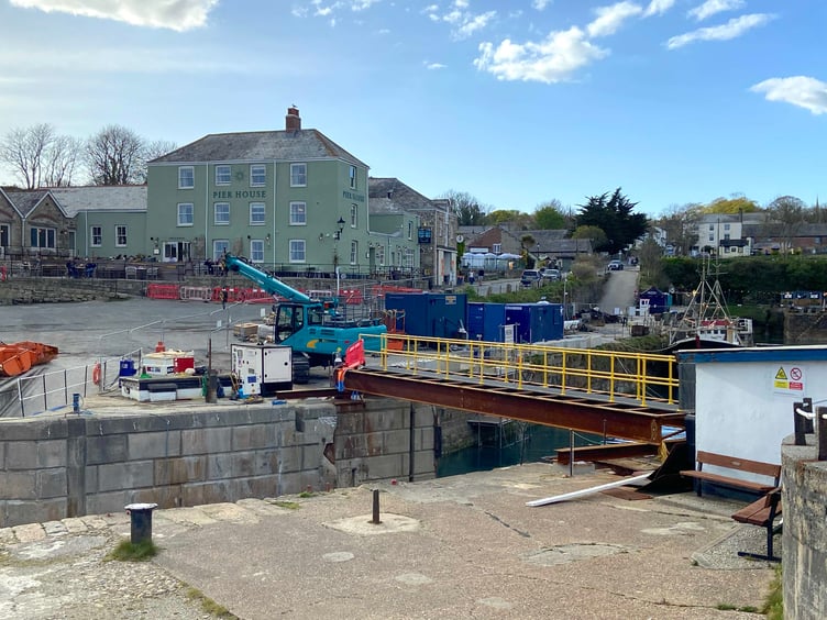 The new bridge will enable people to move easily around the harbour. Picture: Andrew Townsend