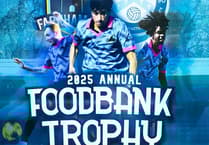 Farnham students and Fleet Town contest inaugural Foodbank Trophy game