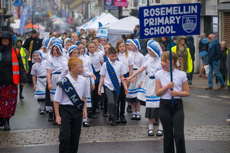 Rosemellin Primary School at Trevithick Day 2025