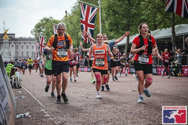 Members of the Challengers team take on the London Marathon 2025.