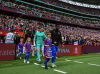 WATCH: Farnham pupil leads Crystal Palace onto Wembley pitch