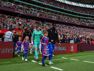 WATCH: Farnham pupil leads Crystal Palace onto Wembley pitch