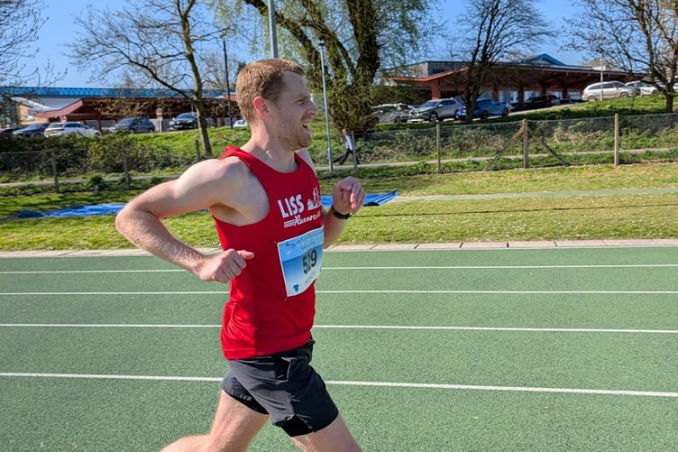 Rob Peters produced a strong run to finish 15th