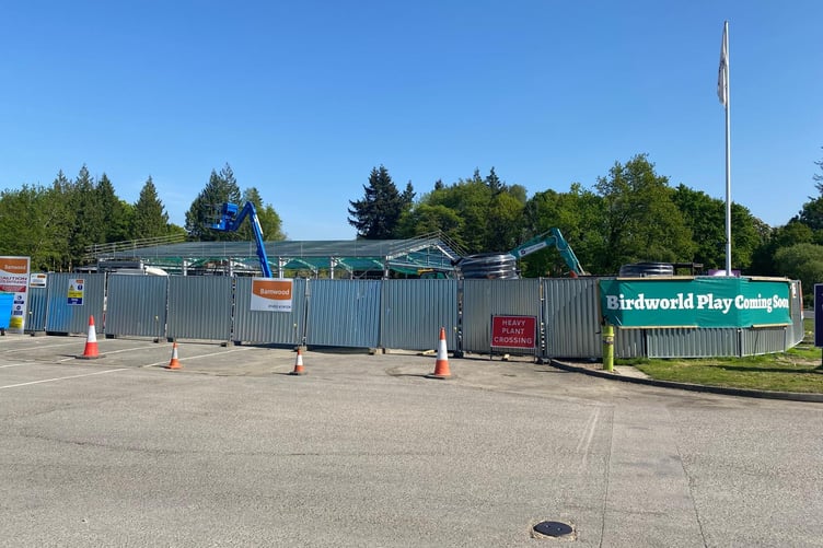 Redevelopment at Birdworld near Farnham.