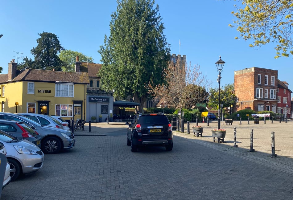<p>A 16-year-old boy suffered cuts to his ear and face during the attack in The Square, Petersfield, around 8.45pm on Sunday.</p>
