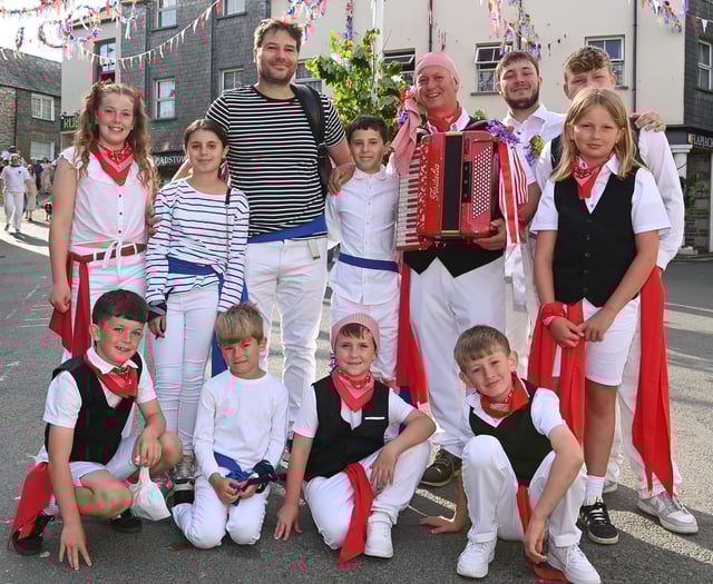 Red or Blue: Keeping up traditions at this year's Padstow Obby Oss 