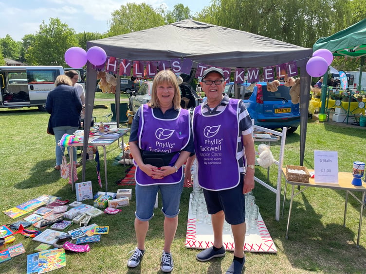 All smiles for volunteers from Phyllis Tuckwell charity.