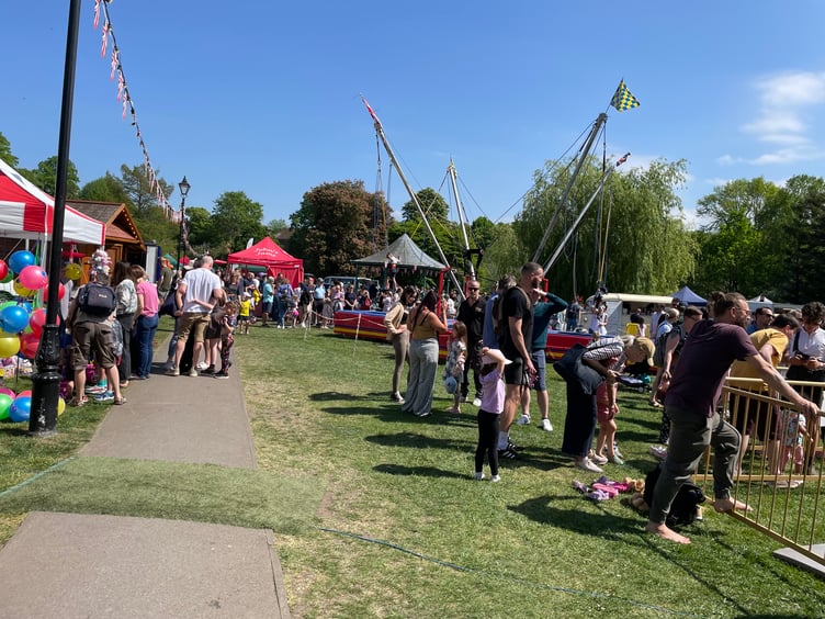 Family entertainment at the Great Farnham Duck Race 2025.