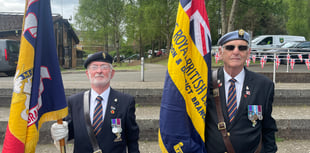 WATCH: Bordon & Whitehill ceremony commemorates 80 years of VE Day