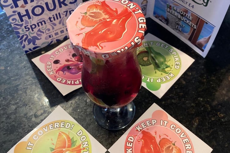 Borellis Anti-spiking drinks stickers