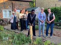 Visitors swarm to museum garden for Farnham Bee Trail launch