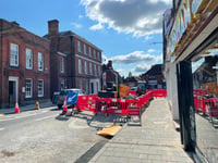 Farnham’s Downing Street to close for 
major roadworks