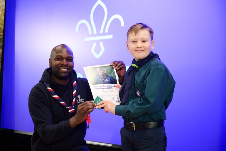 Cameron Bellis Headley Chief Scout Award