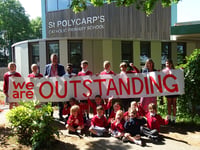High five for 'outstanding' St Polycarp's as school gets perfect grade