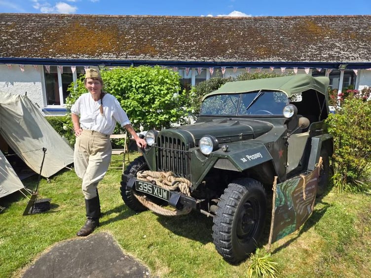 Sharon Dunn of the South West WWII Reenactment Society