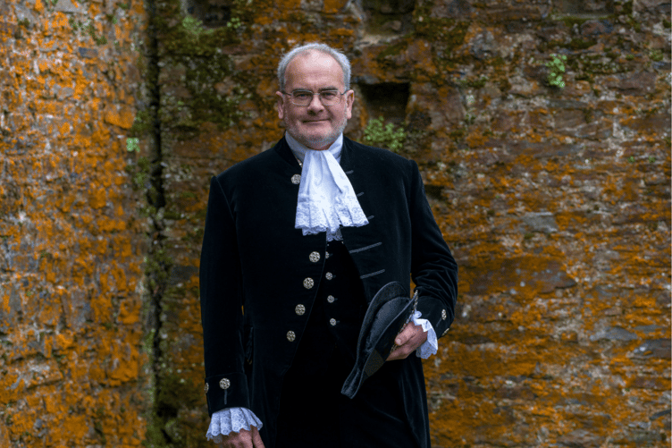 The new High Sheriff of Cornwall, Geraint Richard