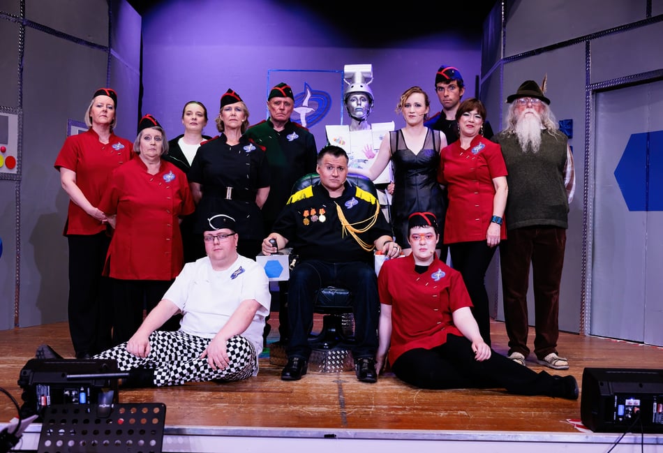 <p>The cast of Return To The Forbidden Planet (Photo: Front Of House Photography)</p>