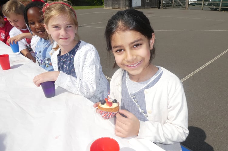 VE Day 80 party at Badshot Lea Village Infant School.