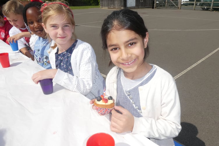 VE Day 80 party at Badshot Lea Village Infant School.