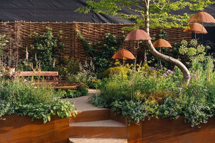 The ADHD Foundation Garden at RHS Chelsea, designed to mirror the experience of living with ADHD