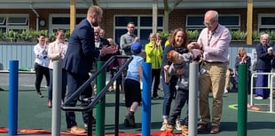 Red ribbon day as £475k school playground officially opened