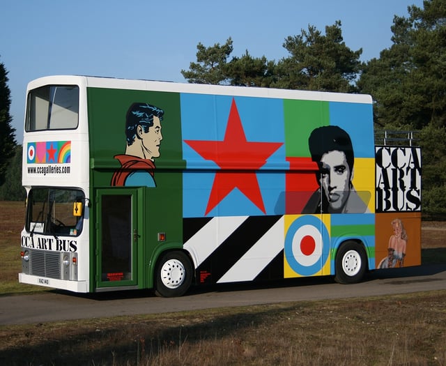 Sir Peter Blake art bus coming to Tilford for hospice fundraiser
