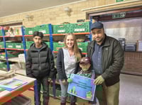Muslim youth group gives helping hand to Farnham Food Bank