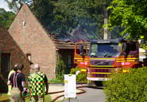 One person in hospital after Rowledge house blaze