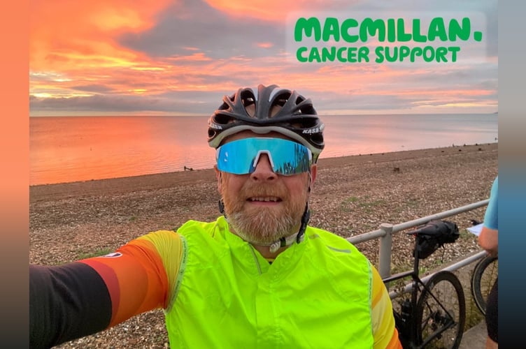 Richard Fitter takes on ‘Chase the Sun’ endurance cycle challenge for Midhurst Macmillan Cancer Support team 