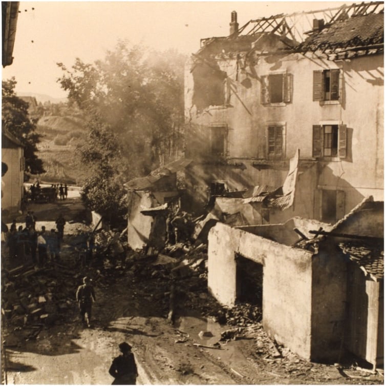 Halifax Bomber crash site