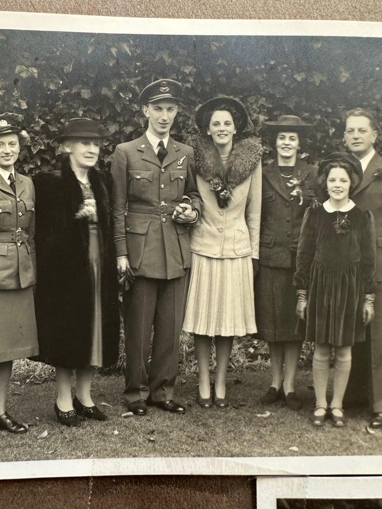 John Congdon and Mary Lake wedding, 1942