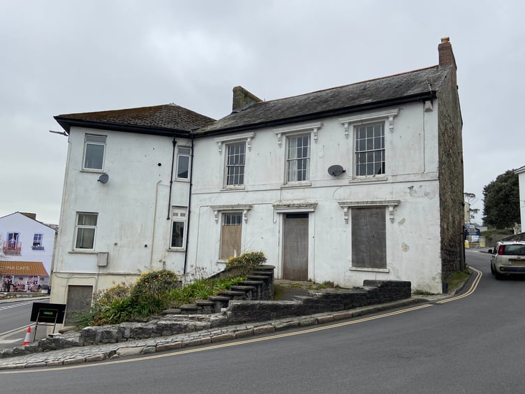 The former General Wolfe pub building in the centre of St Austell. Picture: Andrew Townsend
