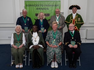 Magnificent seven awarded for service to town