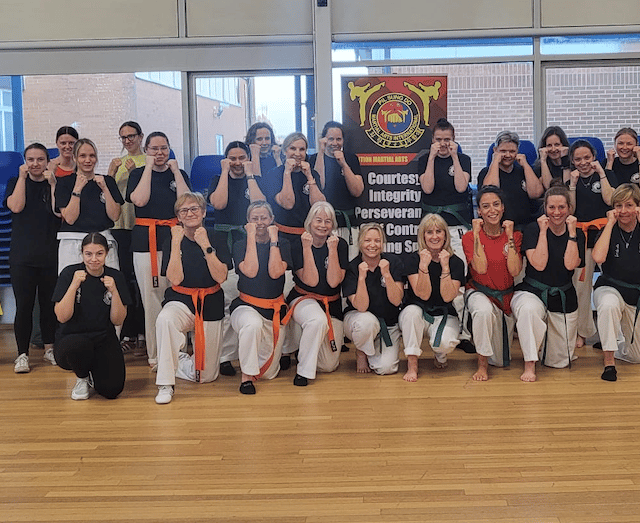Join the tribe of women having fun with martial arts in Farnham