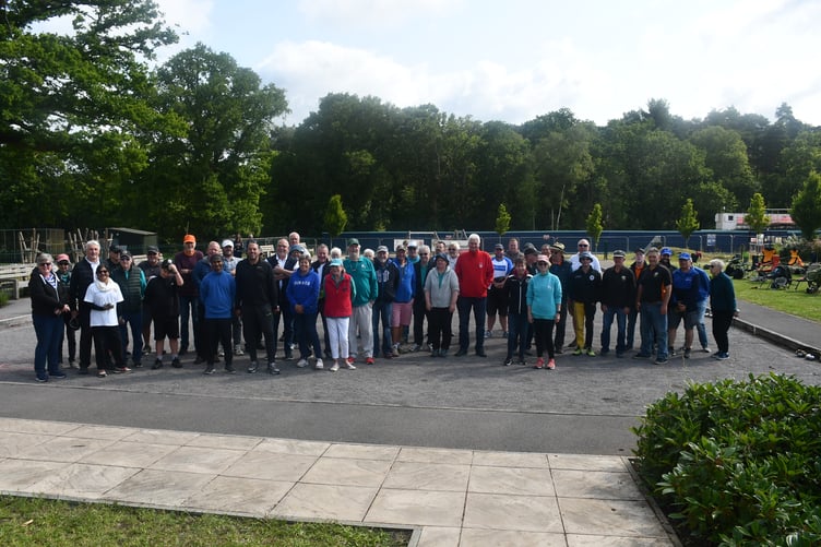 Open doubles competition, Bordon Petanque Club, BOSC, Bolley Avenue, Bordon, June 8th 2025.