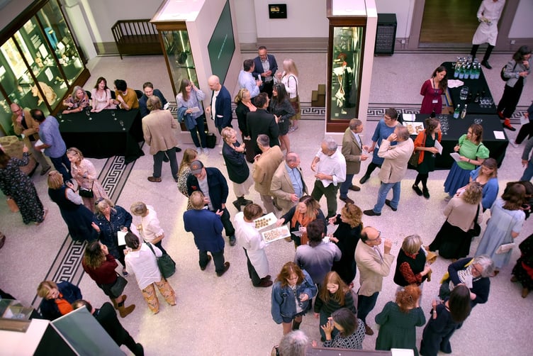 Mingling before the Winston Graham Historical Prize announcement