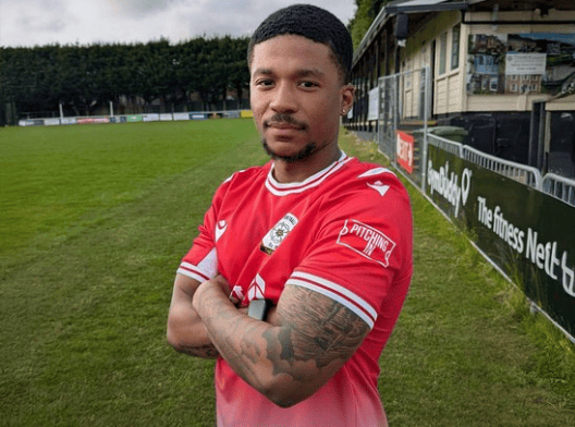 <p>Former Southampton youngster Siph Mdlalose is one of four new signings at Horndean (Photo: Horndean Football Club).</p>