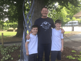 TV star Steve Backshall inspires students at Farnham school