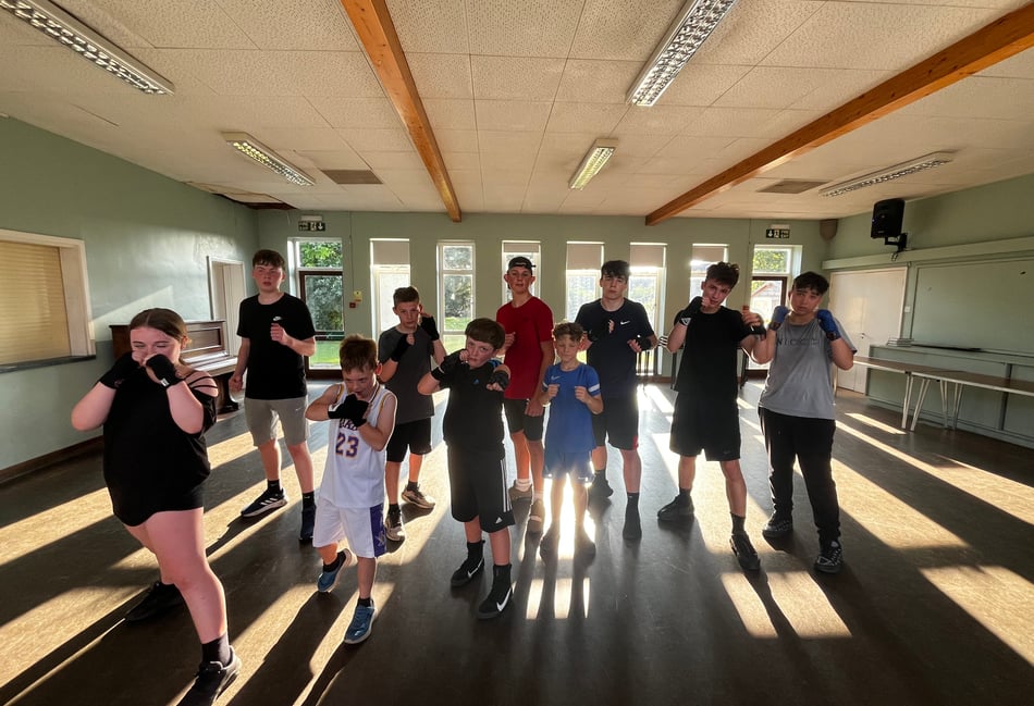 <p>Young boxers show off their moves at the Stable Amateur Boxing Club in Liphook.</p>