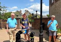 Collection in Farnham shopping area raised £764 for canine charity