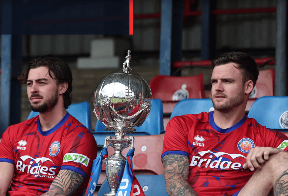 <p>The 2025-26 Aldershot Town home shirt is revealed alongside the Isuzu FA Trophy (Photo: Aldershot Town FC).</p>