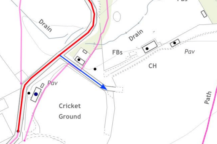 Plans to name the road marked with a blue arrow after Graham Thorpe have encountered a setback.