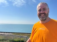 Kevin completes epic cross-Channel swim for hospice care