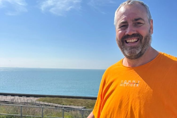 Kevin Davies swam the English Channel for the Phyllis Tuckwell charity.